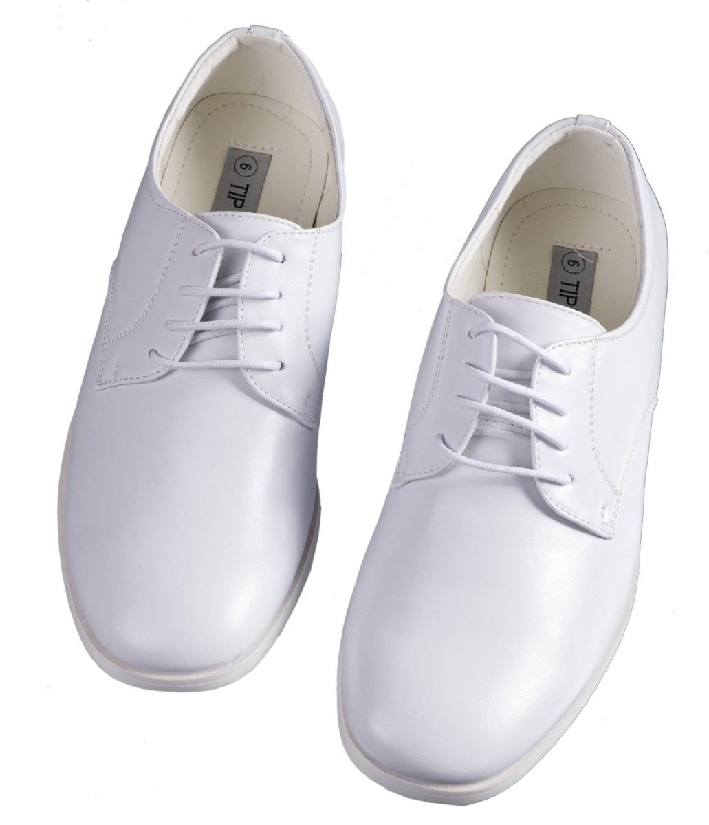 Boys Matte White Round Toe Dress Shoe | Tuxgear Inc Boys Matte White Round Toe Dress Shoe | Tuxgear Inc
