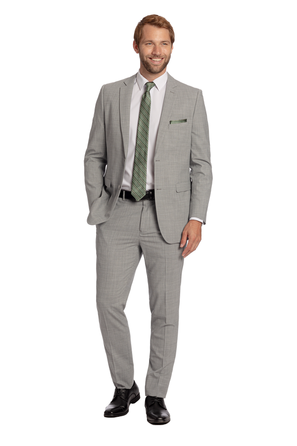 Traje ajustado Mark of Distinction, color camel, para bodas y bailes de graduación, opciones de tres piezas