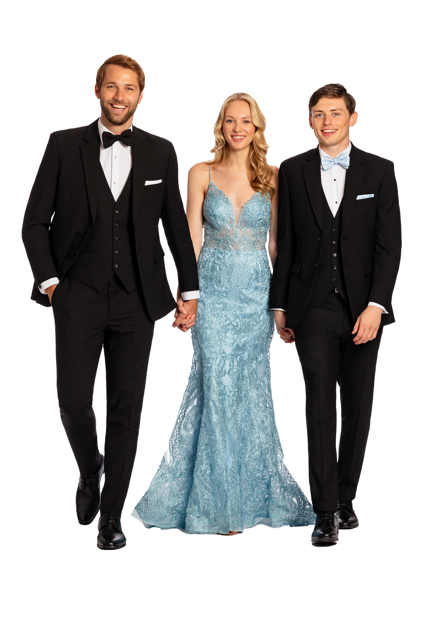 "The Dawson" Men's Slim Fit Black 3 Piece Suit