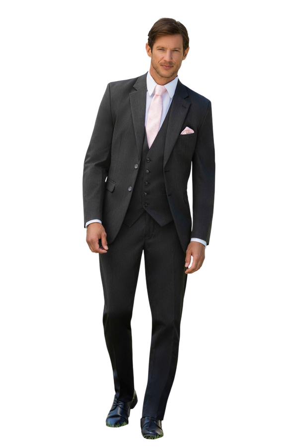 Traje ajustado Mark of Distinction, color camel, para bodas y bailes de graduación, opciones de tres piezas