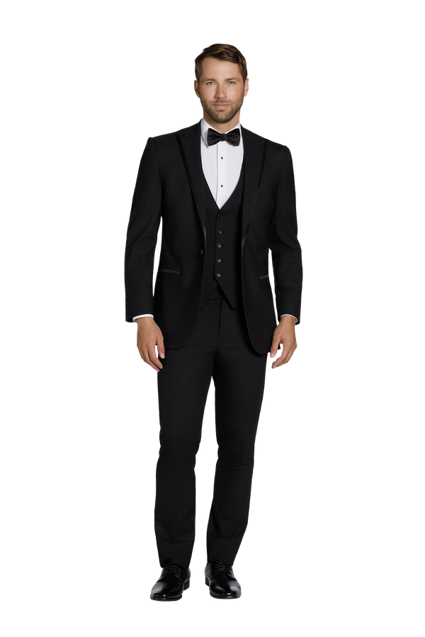 Traje ajustado Mark of Distinction, color camel, para bodas y bailes de graduación, opciones de tres piezas