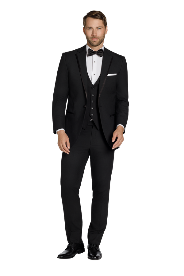 Traje ajustado Mark of Distinction, color camel, para bodas y bailes de graduación, opciones de tres piezas