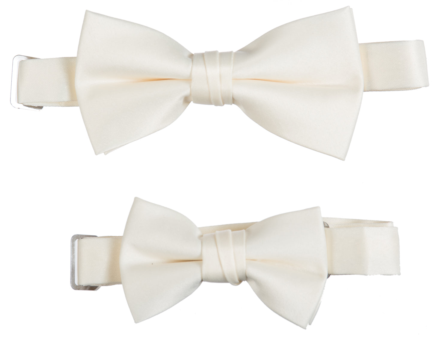 Adjustable Pre-Tied Satin Bow Tie | Men's & Boys' Sizes