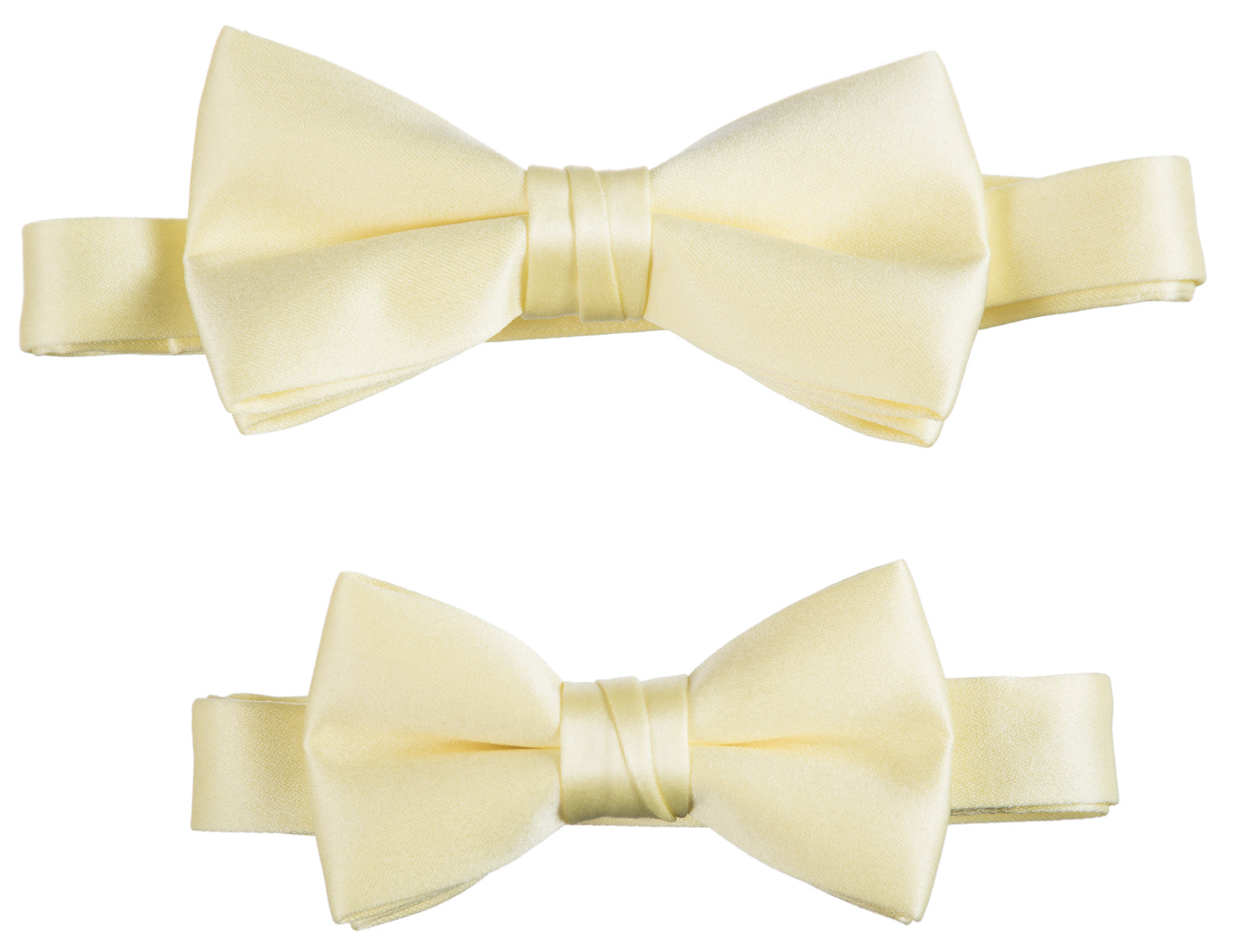 Adjustable Pre-Tied Satin Bow Tie | Men's & Boys' Sizes