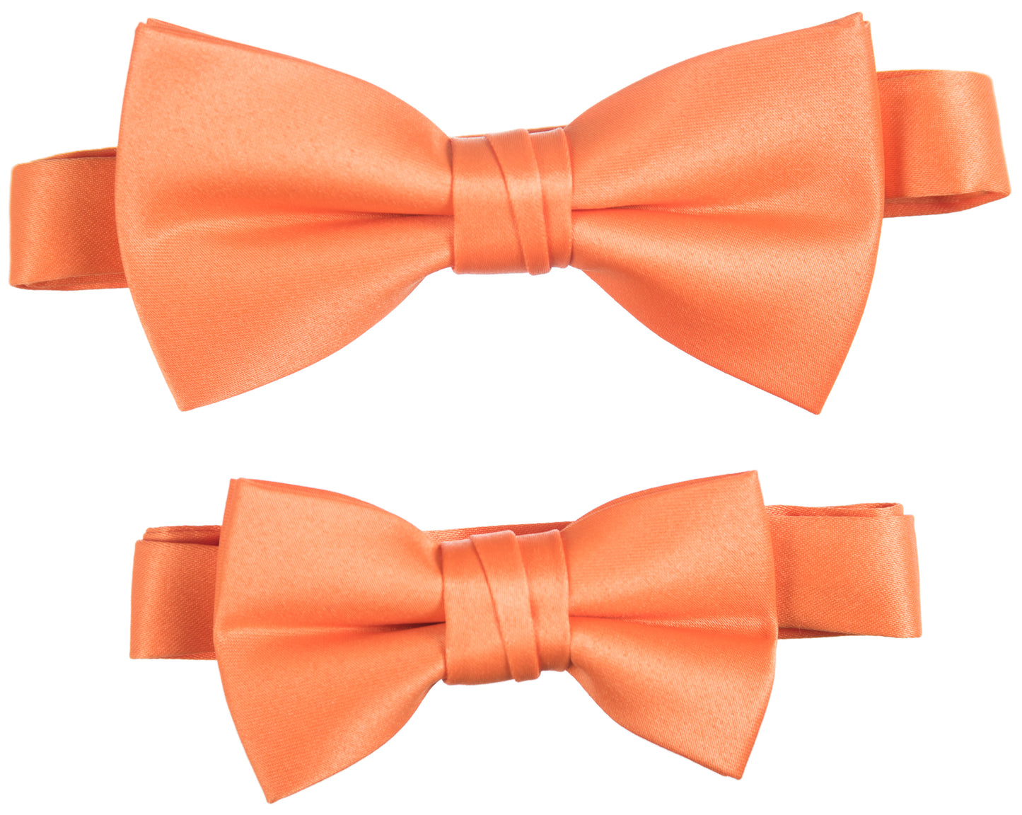 Adjustable Pre-Tied Satin Bow Tie | Men's & Boys' Sizes