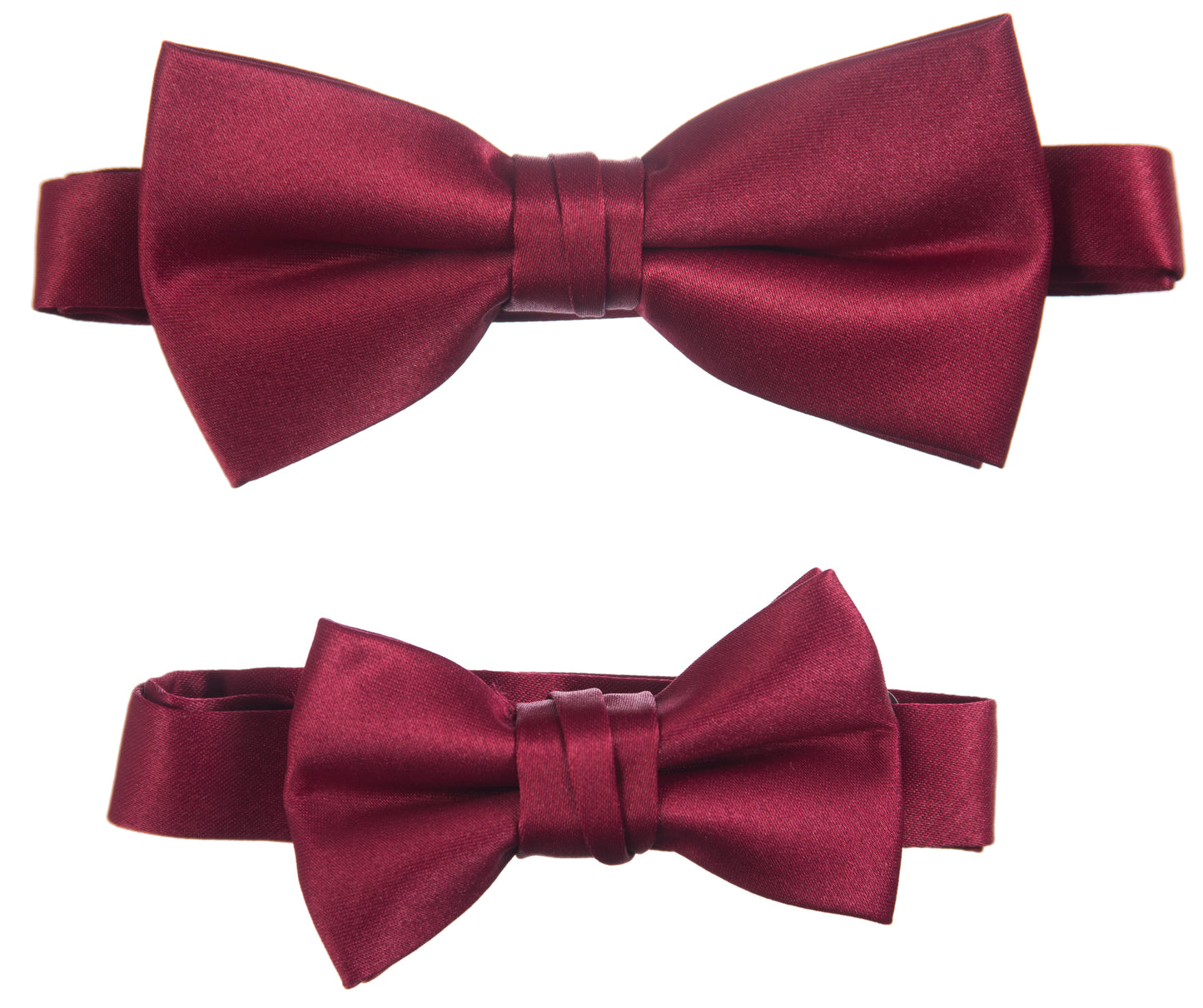Adjustable Pre-Tied Satin Bow Tie | Men's & Boys' Sizes
