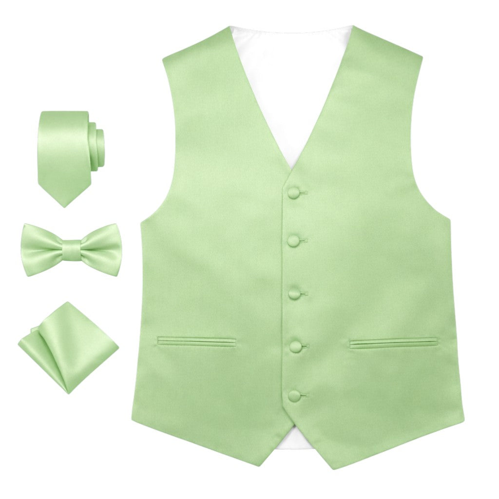Men’s Solid Color Vest Set – 40+ Colors