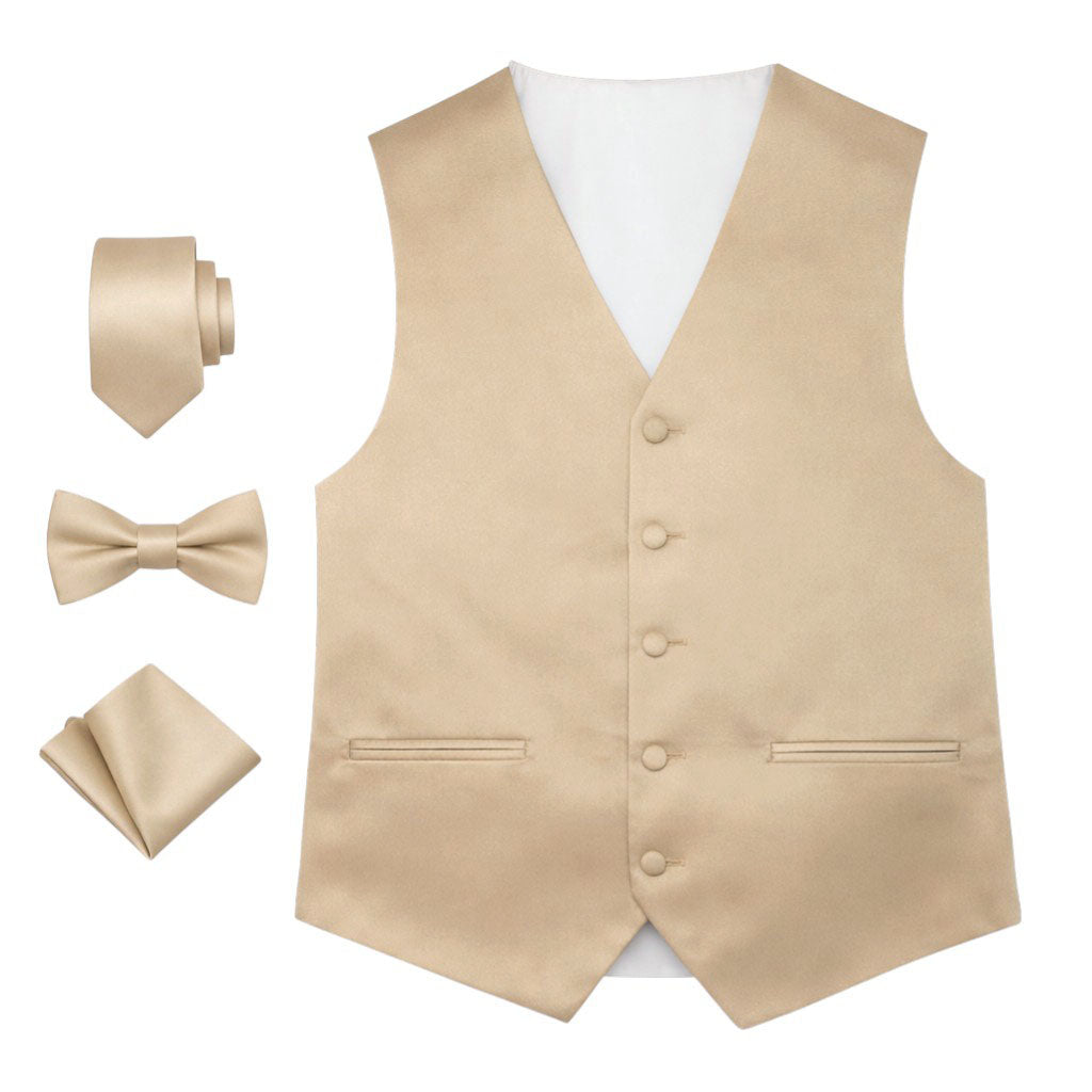 Men’s Solid Color Vest Set – 40+ Colors