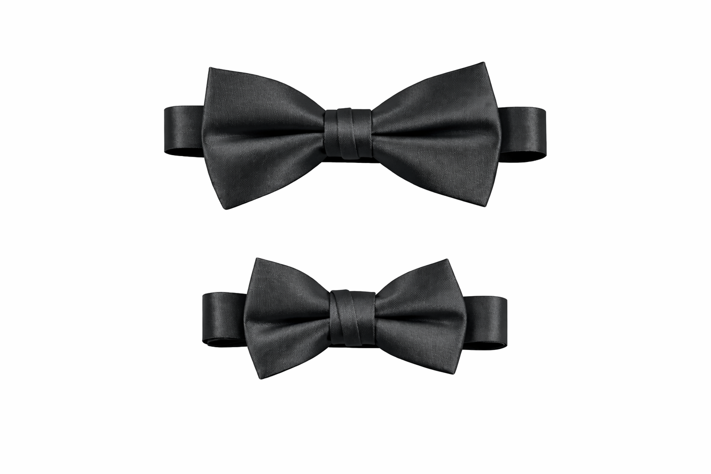 Adjustable Pre-Tied Satin Bow Tie | Men's & Boys' Sizes