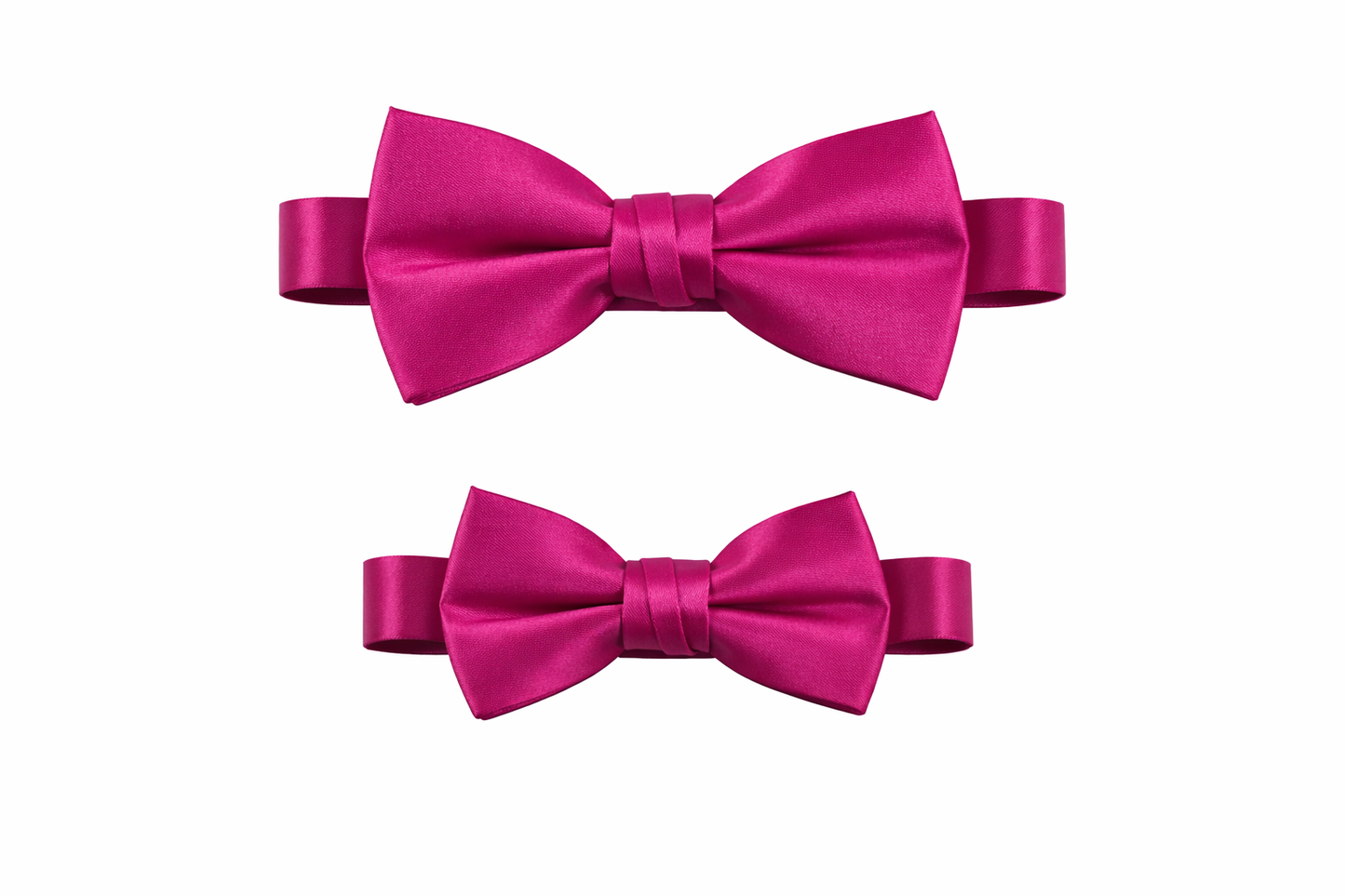 Adjustable Pre-Tied Satin Bow Tie | Men's & Boys' Sizes