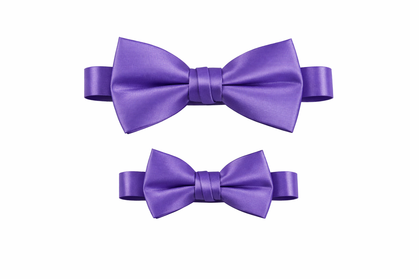 Adjustable Pre-Tied Satin Bow Tie | Men's & Boys' Sizes