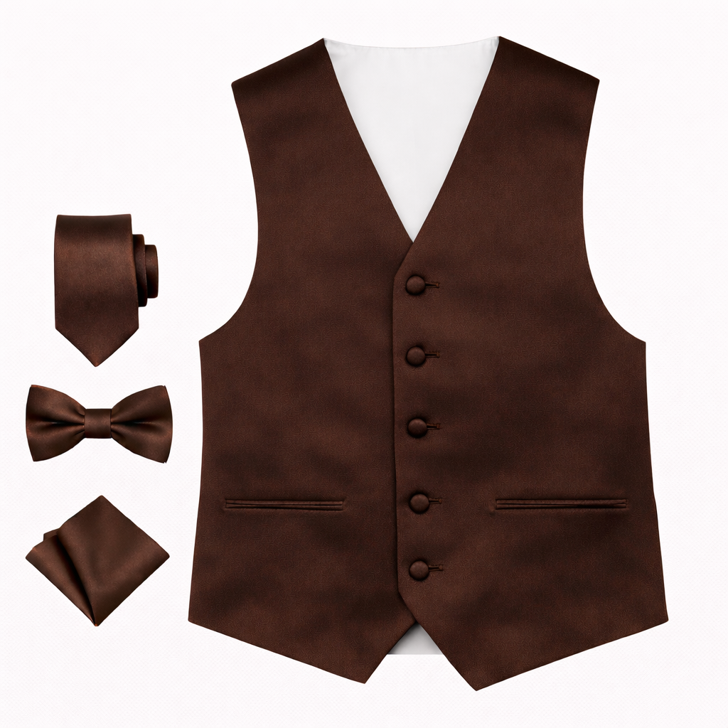 Men’s Solid Color Vest Set – 40+ Colors