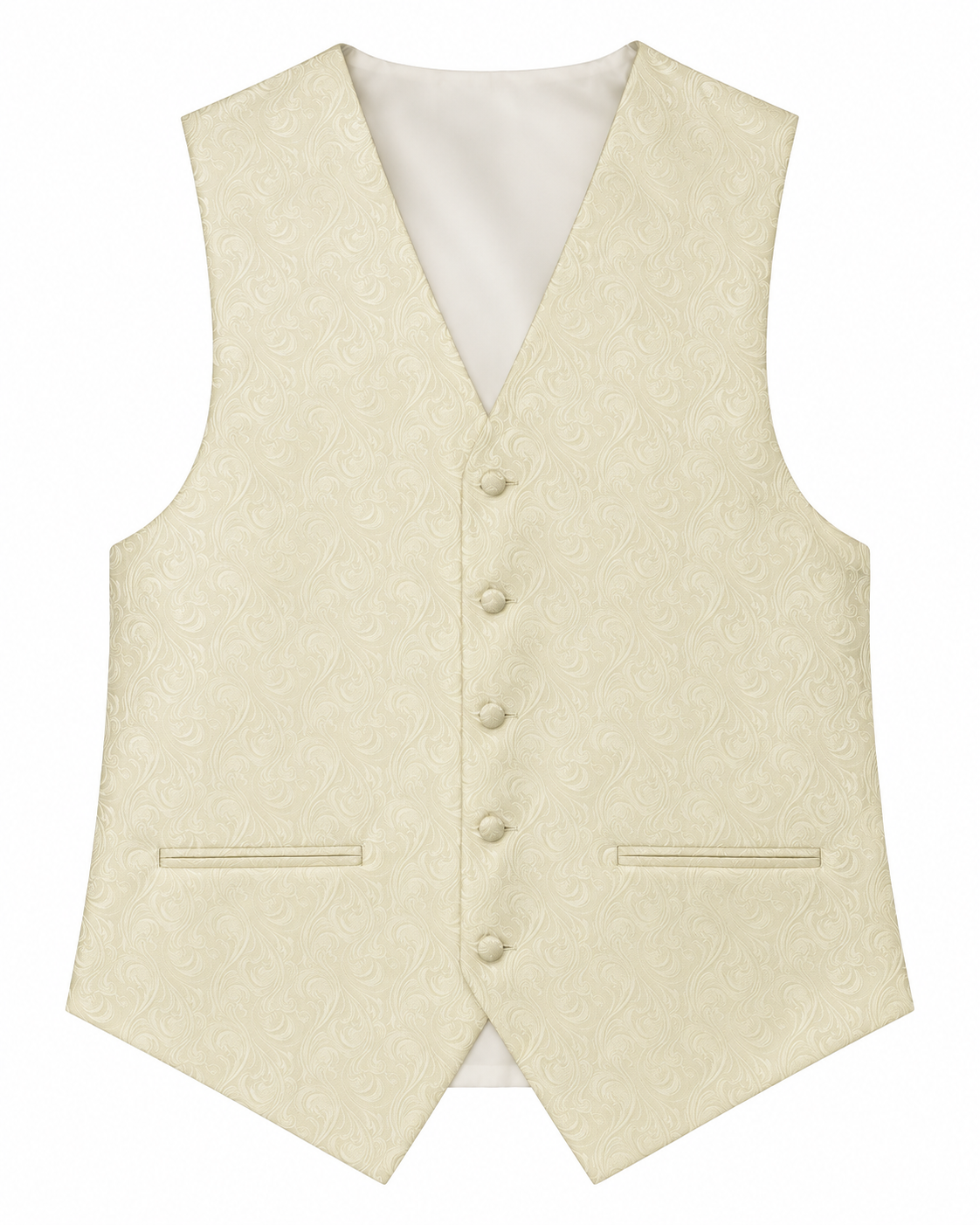 Imperial Ivory men's vest set vest-only product view on white