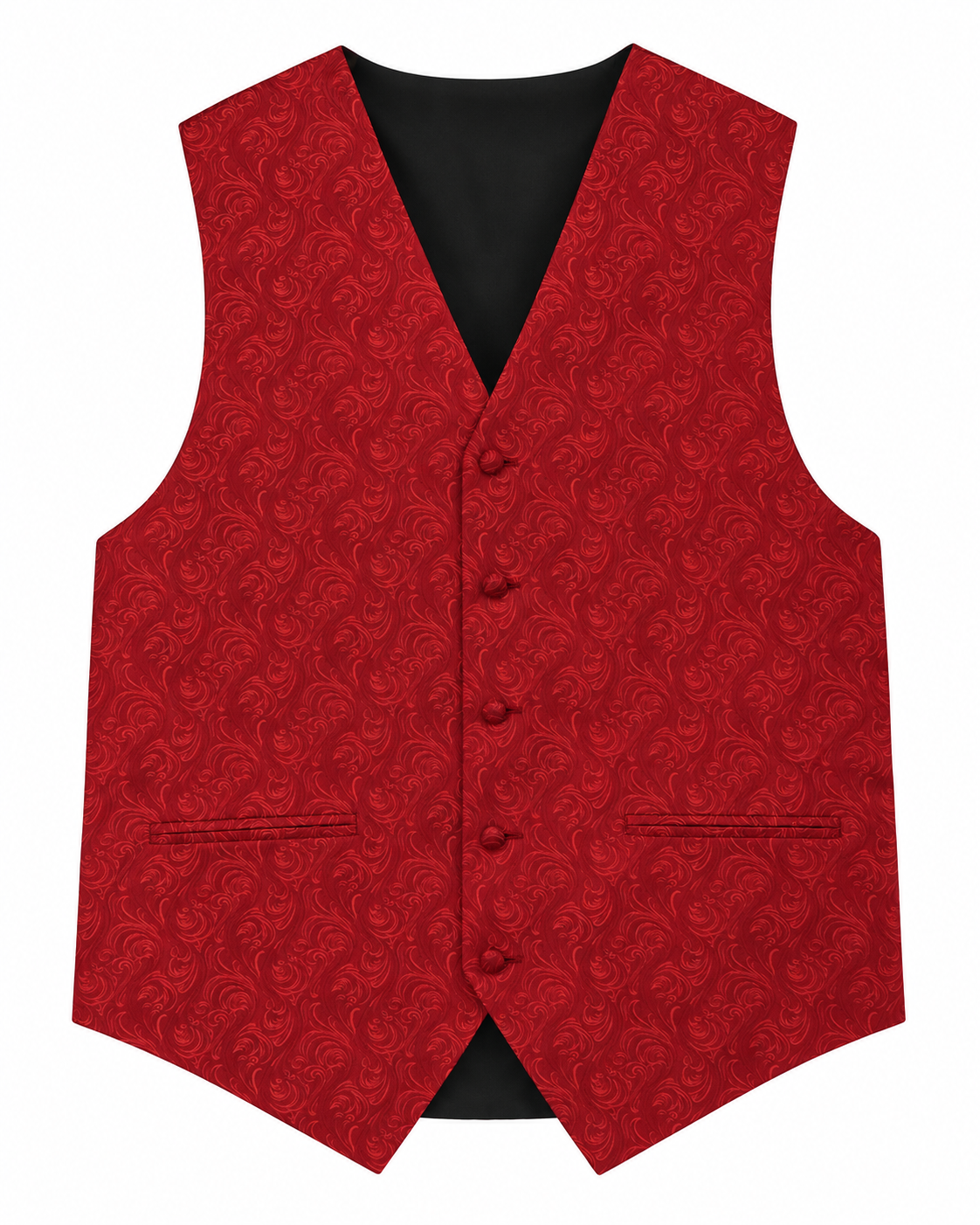 Imperial Red men's vest set vest-only product view on white