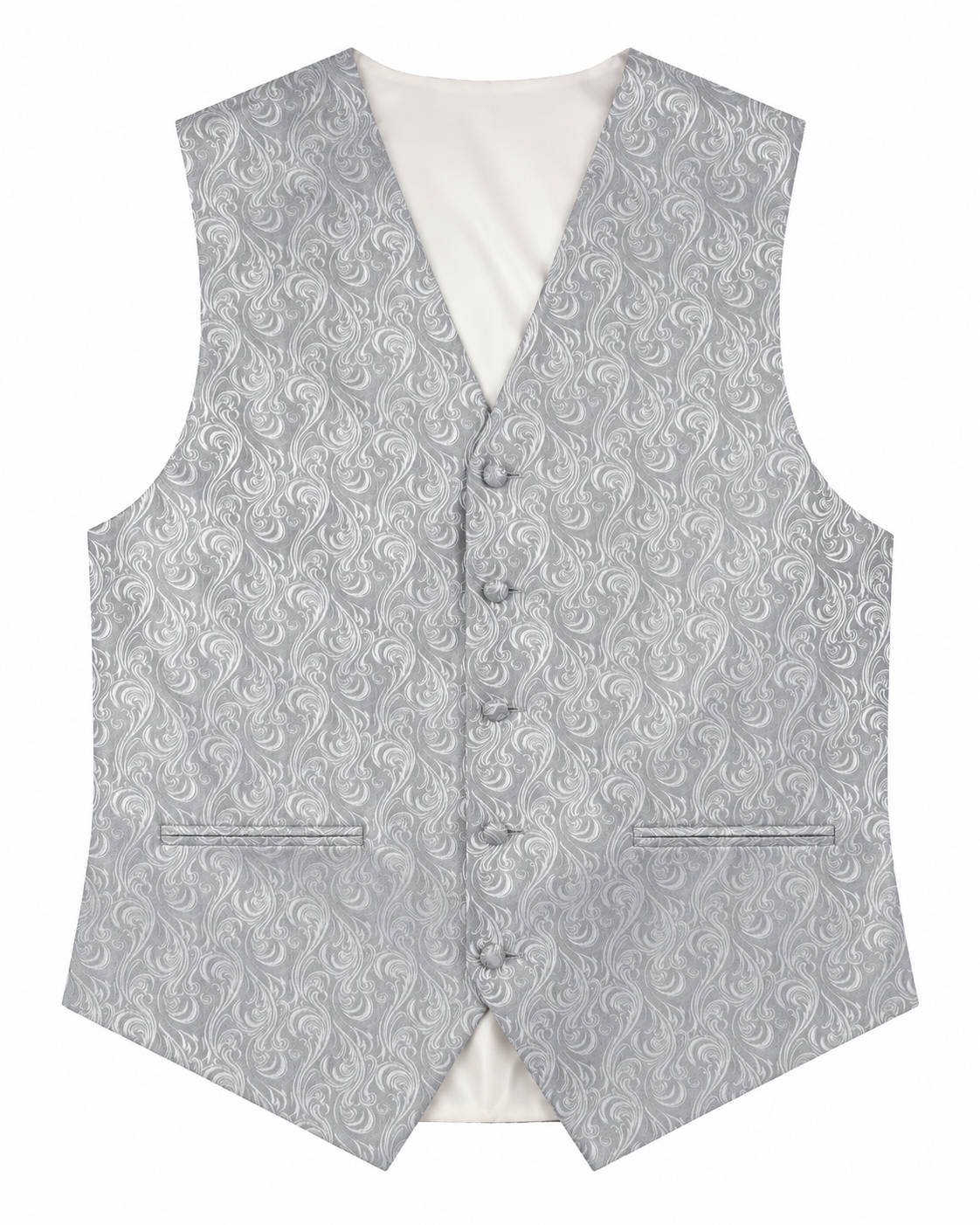 Imperial Silver men's vest set vest-only product view on white