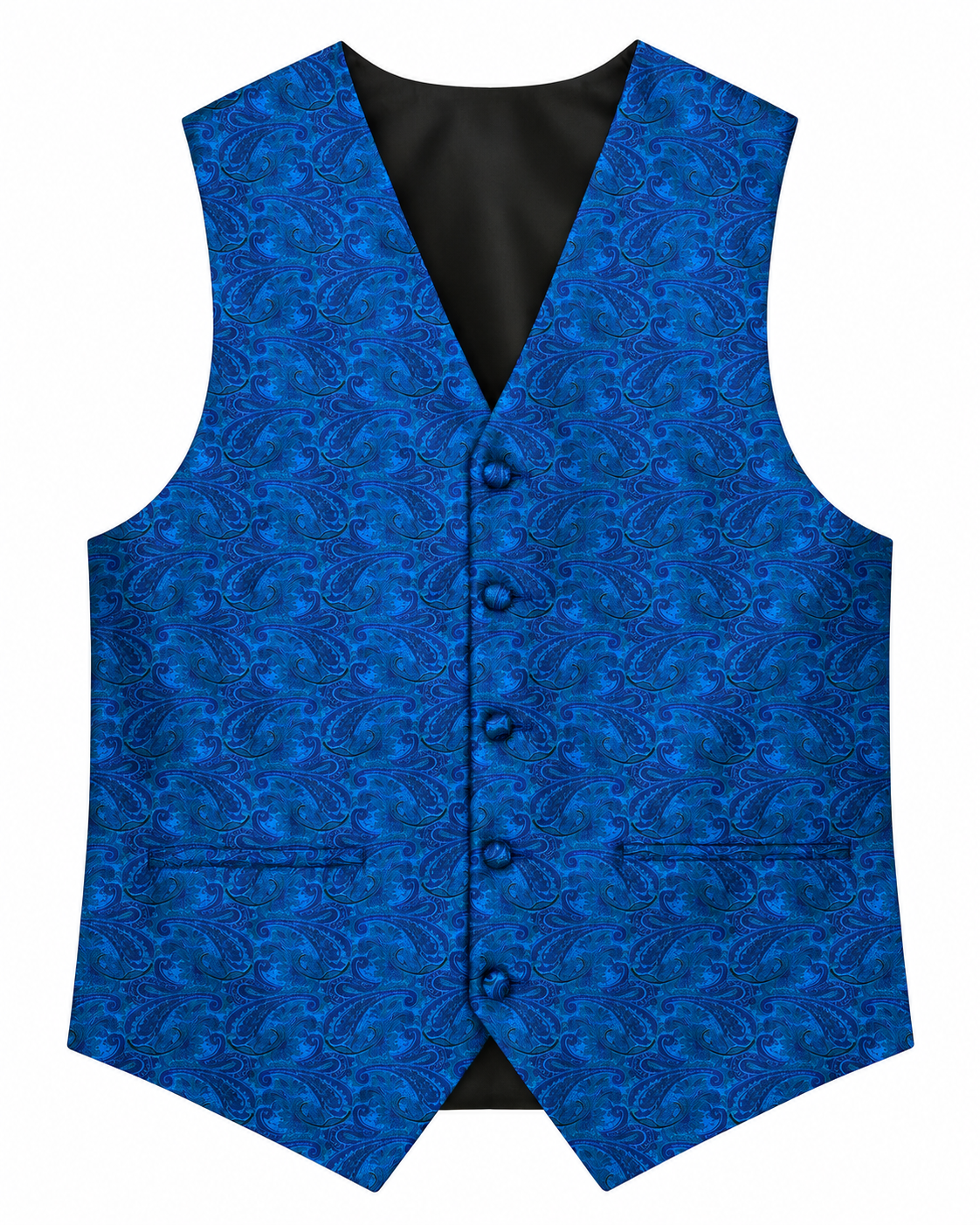 Paisley Royal men's vest set vest-only product view on white