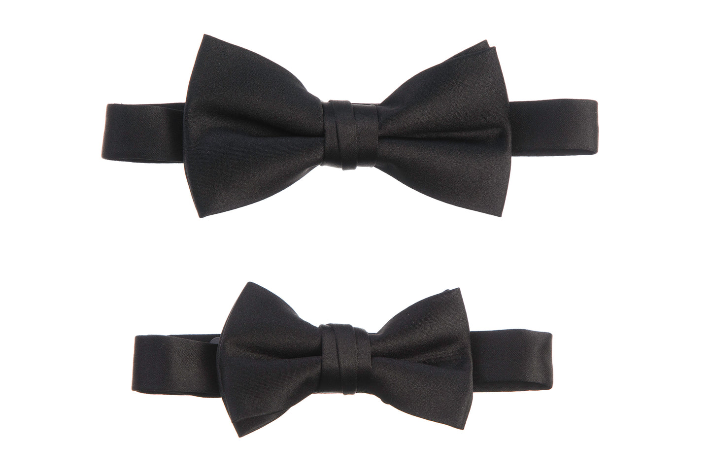Adjustable Pre-Tied Satin Bow Tie | Men's & Boys' Sizes
