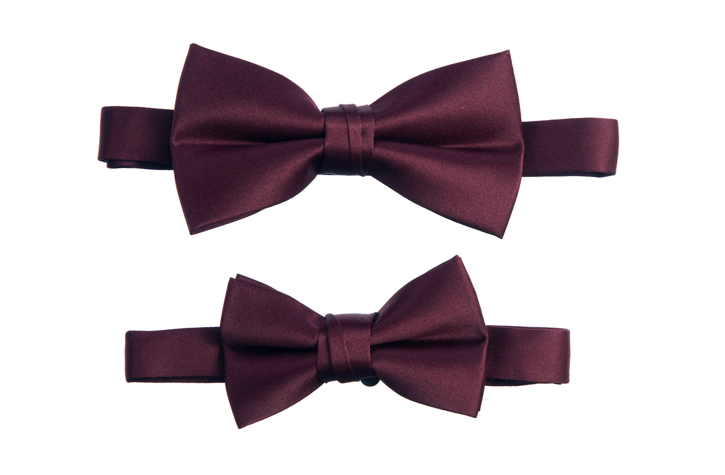 Adjustable Pre-Tied Satin Bow Tie | Men's & Boys' Sizes