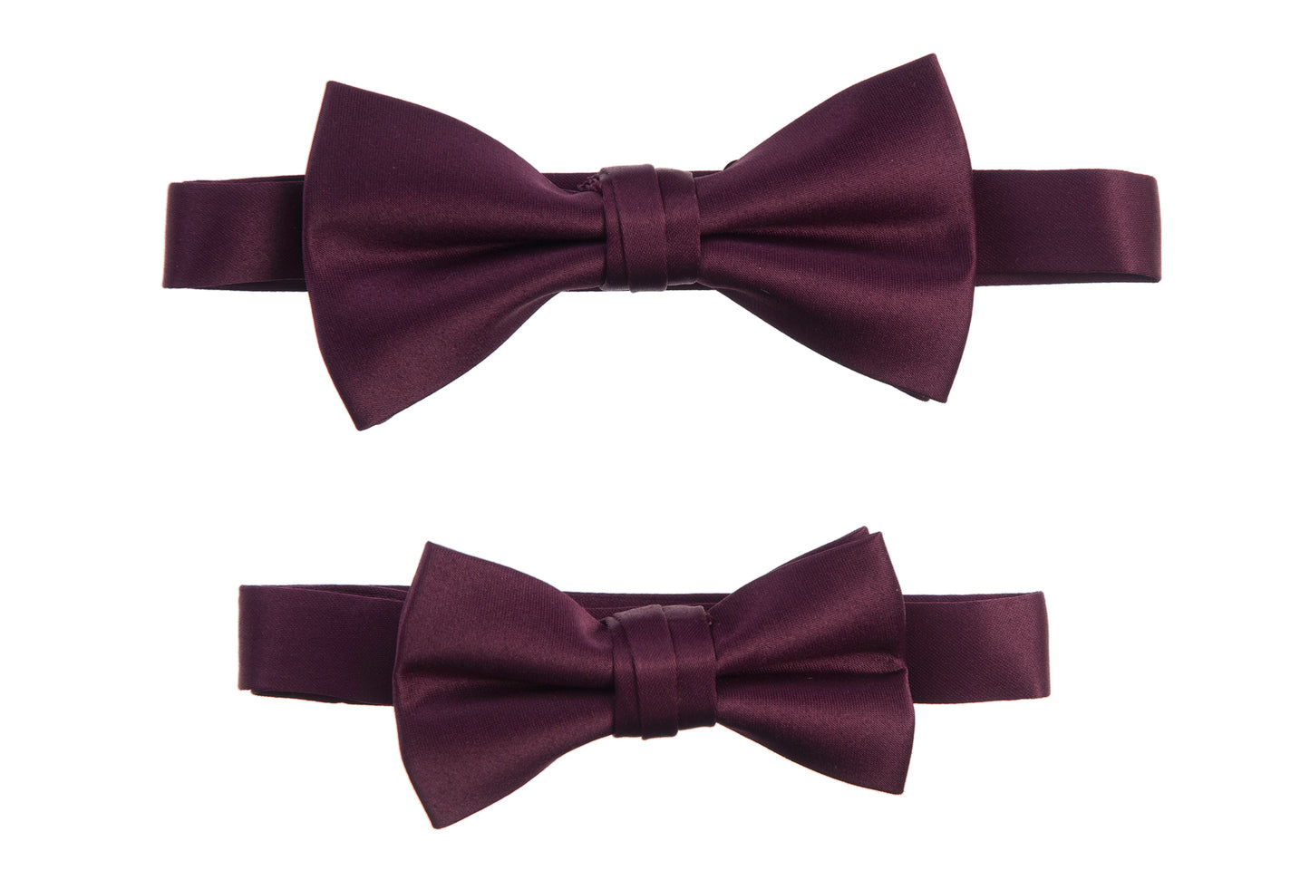Adjustable Pre-Tied Satin Bow Tie | Men's & Boys' Sizes