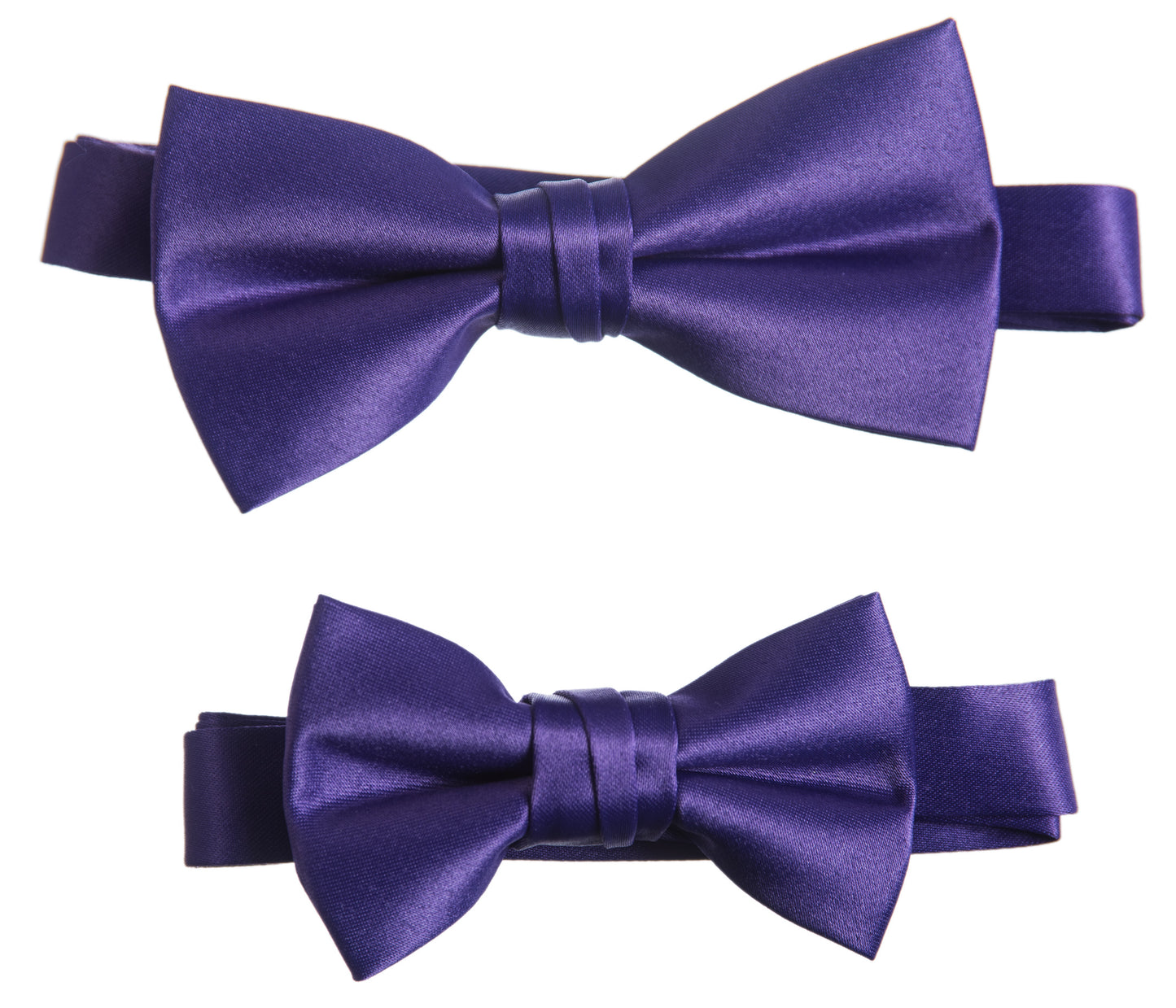 Adjustable Pre-Tied Satin Bow Tie | Men's & Boys' Sizes