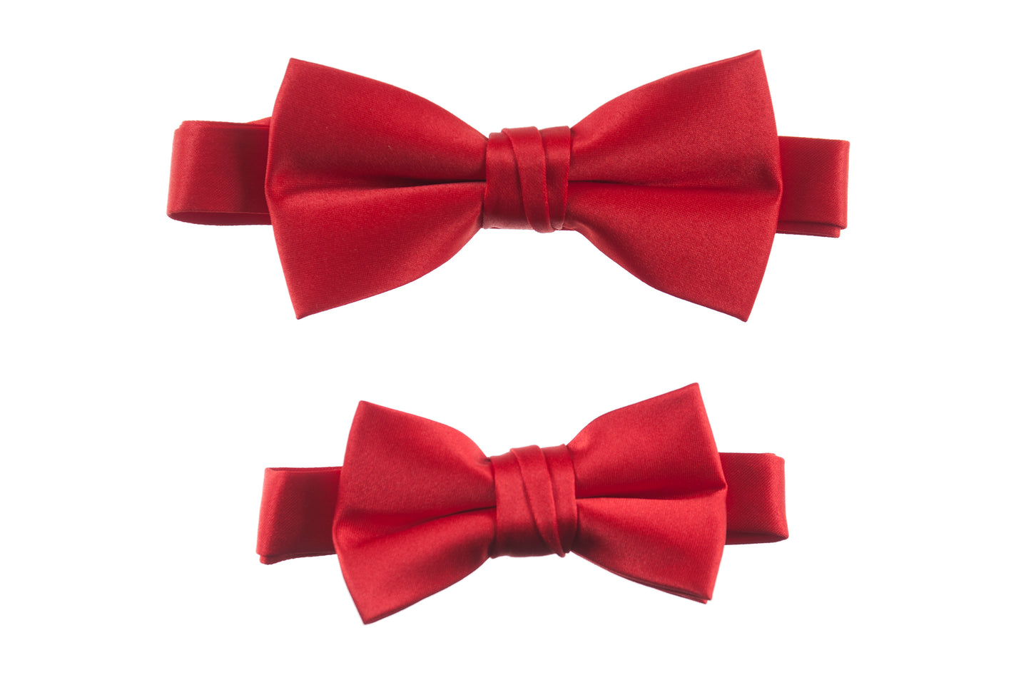 Adjustable Pre-Tied Satin Bow Tie | Men's & Boys' Sizes