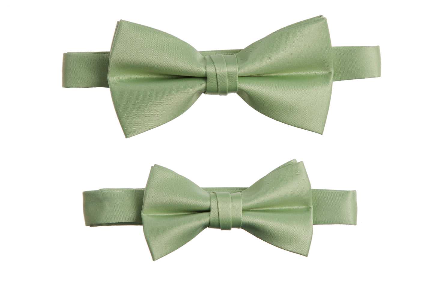 Adjustable Pre-Tied Satin Bow Tie | Men's & Boys' Sizes