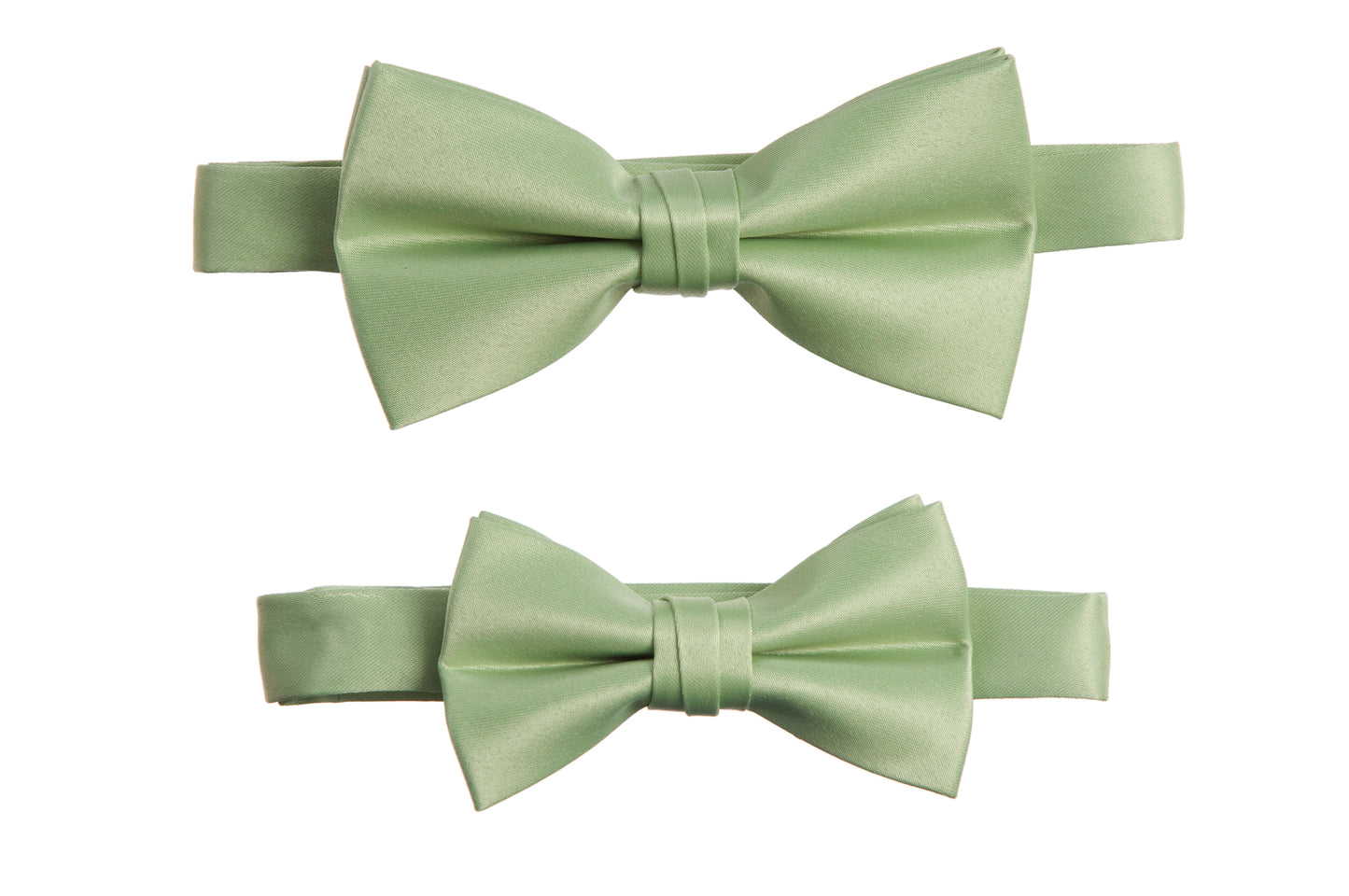 Adjustable Pre-Tied Satin Bow Tie | Men's & Boys' Sizes