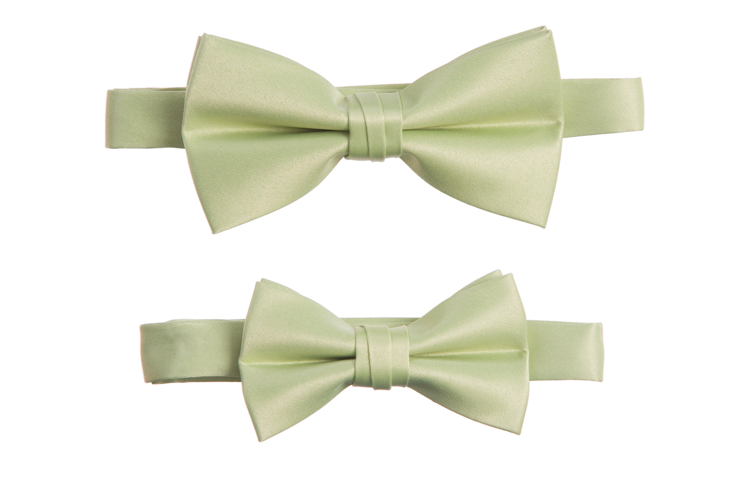 Adjustable Pre-Tied Satin Bow Tie | Men's & Boys' Sizes