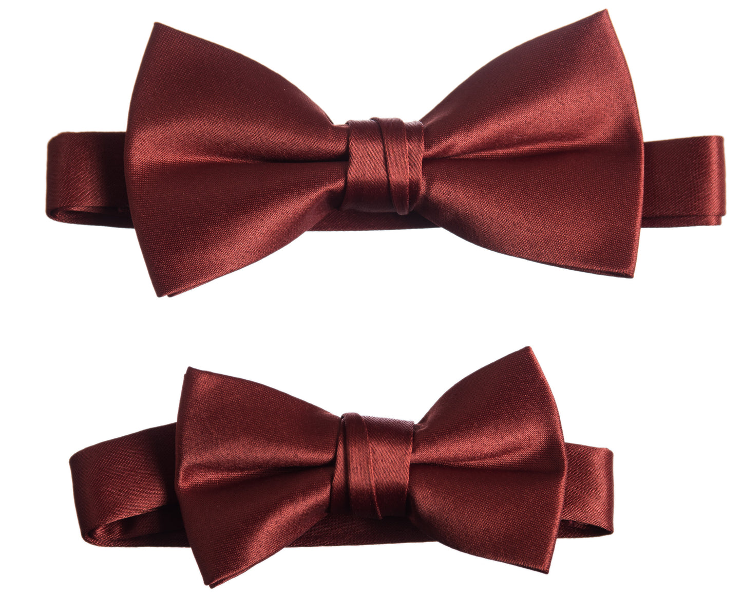 Adjustable Pre-Tied Satin Bow Tie | Men's & Boys' Sizes