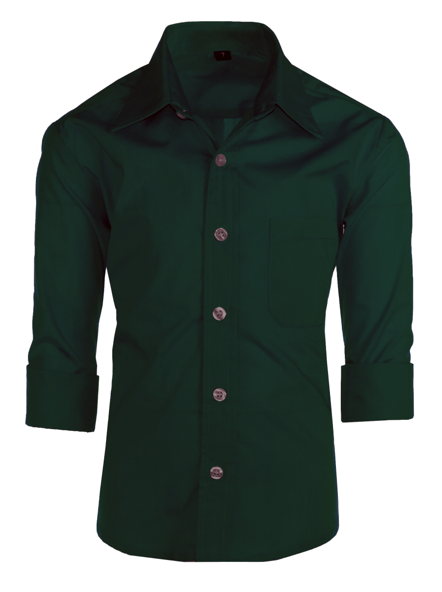 Boys Slim Fit Long Sleeve Dress Shirt - Aiden, Wrinkle-Resistant Poly/Cotton Blend, 10 Colors, Sizes 2-20 Boys Slim Fit Long Sleeve Dress Shirt - Aiden, Wrinkle-Resistant Poly/Cotton Blend, 10 Colors, Sizes 2-20