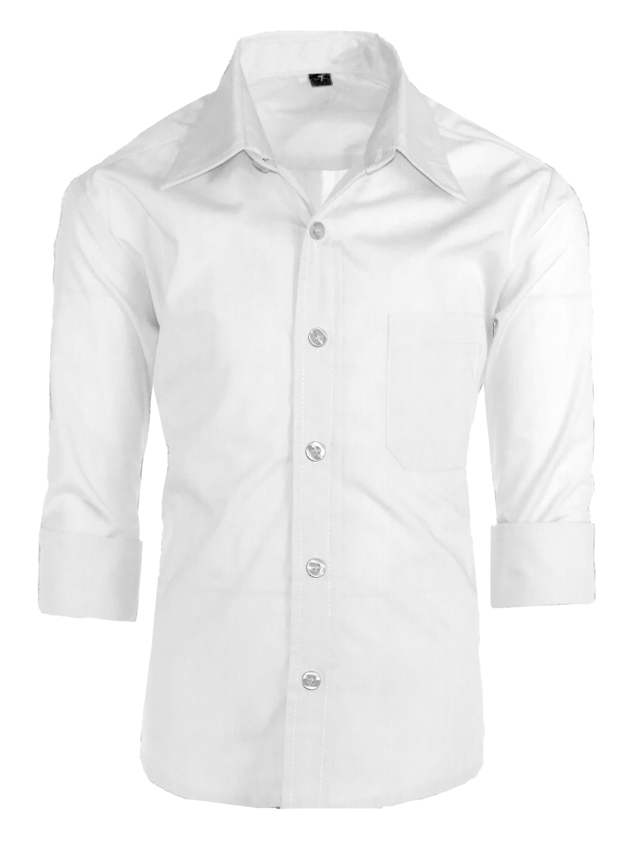 Boys Slim Fit Long Sleeve Dress Shirt - Aiden, Wrinkle-Resistant Poly/Cotton Blend, 10 Colors, Sizes 2-20 Boys Slim Fit Long Sleeve Dress Shirt - Aiden, Wrinkle-Resistant Poly/Cotton Blend, 10 Colors, Sizes 2-20