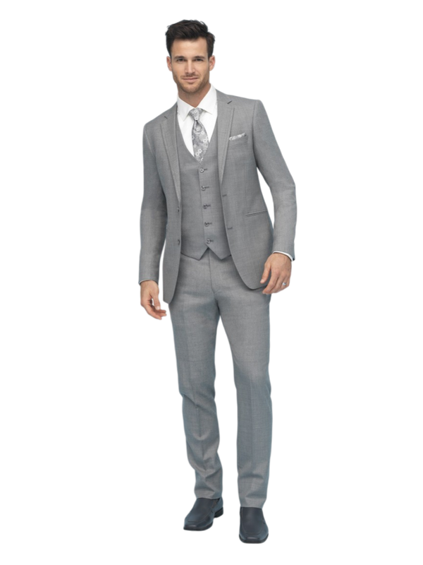 Traje ajustado Mark of Distinction, color camel, para bodas y bailes de graduación, opciones de tres piezas