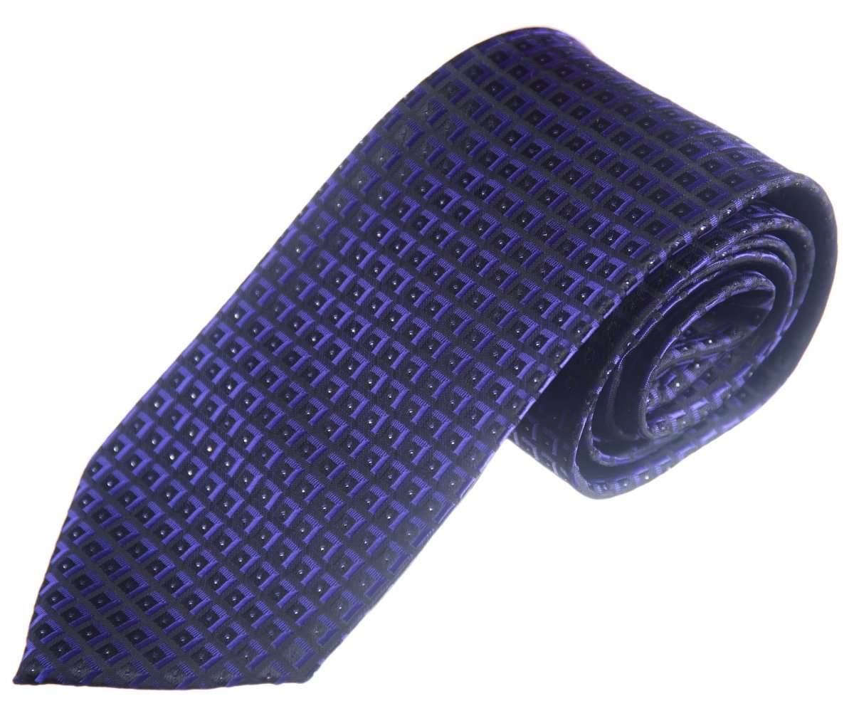 Necktie Satin Paisley Jacquard Self Tie Classic Windsor - Tuxgear