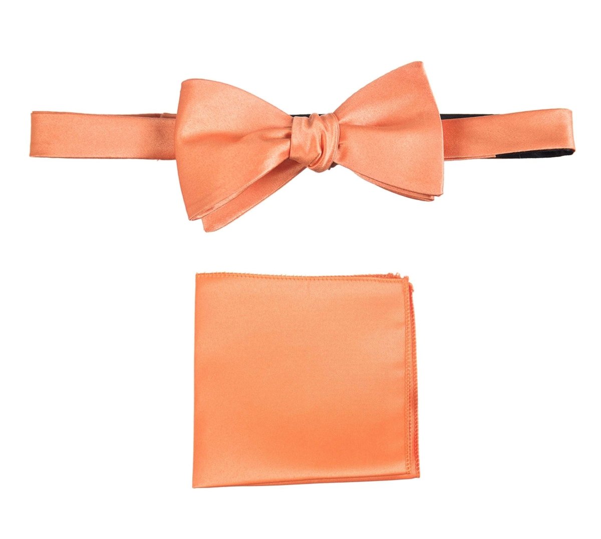 Selftie Bow Tie and Pocket Square Handkerchief Set - Tuxgear