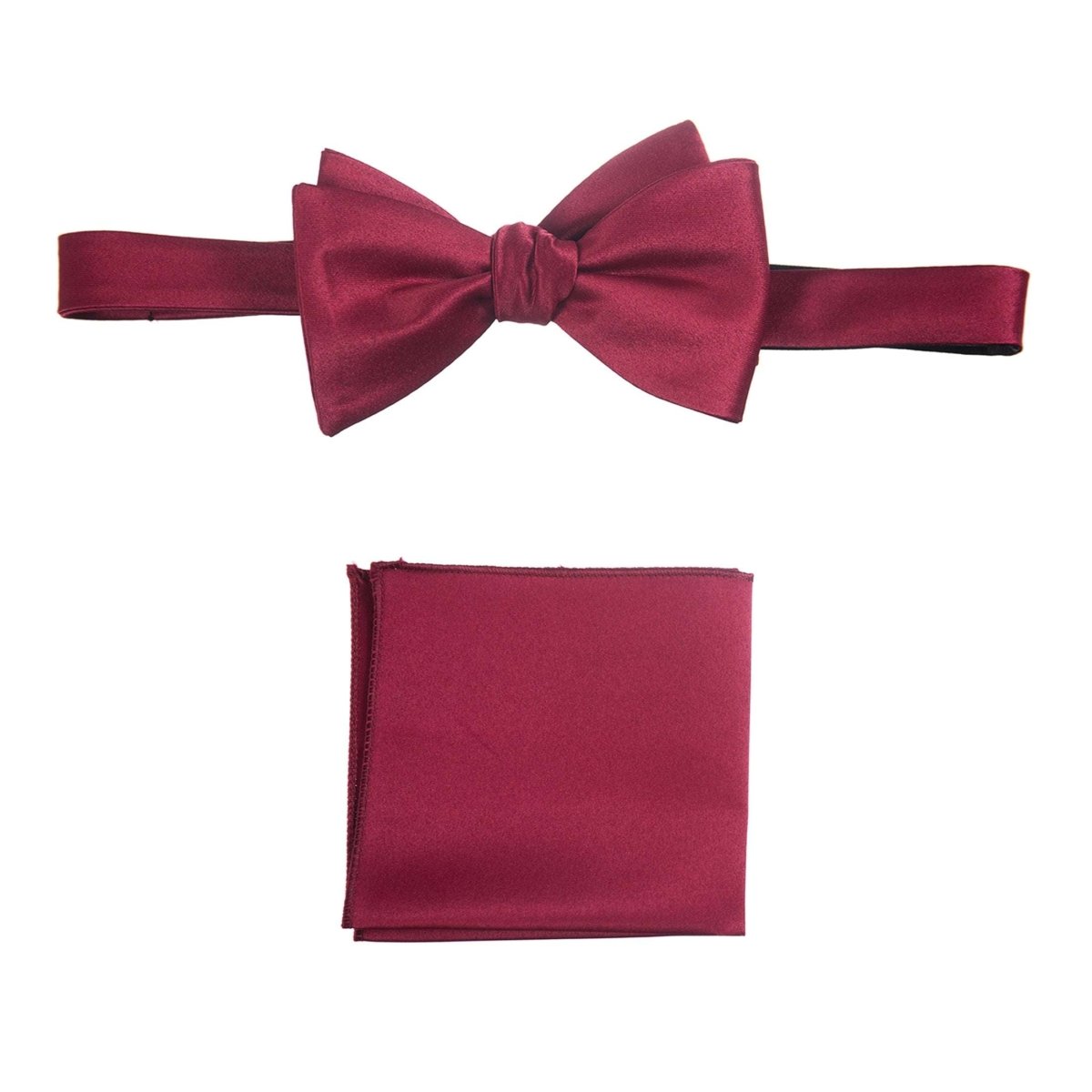 Selftie Bow Tie and Pocket Square Handkerchief Set - Tuxgear