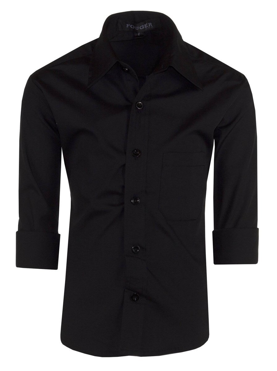 Boys Slim Fit Long Sleeve Dress Shirt - Aiden, Wrinkle-Resistant Poly/Cotton Blend, 10 Colors, Sizes 2-20 Boys Slim Fit Long Sleeve Dress Shirt - Aiden, Wrinkle-Resistant Poly/Cotton Blend, 10 Colors, Sizes 2-20