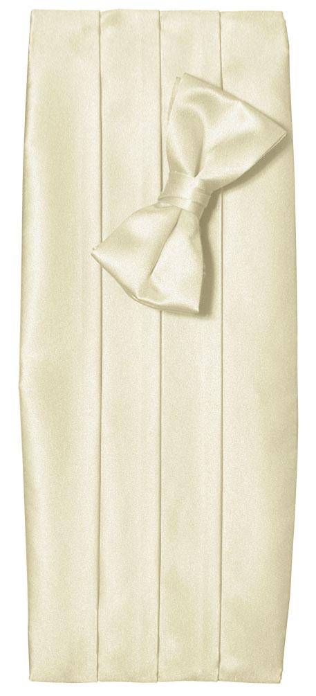 Deluxe Satin Cummerbund & Bow Tie Set – Multiple Colors, Boys & Mens Sizes - Tuxgear