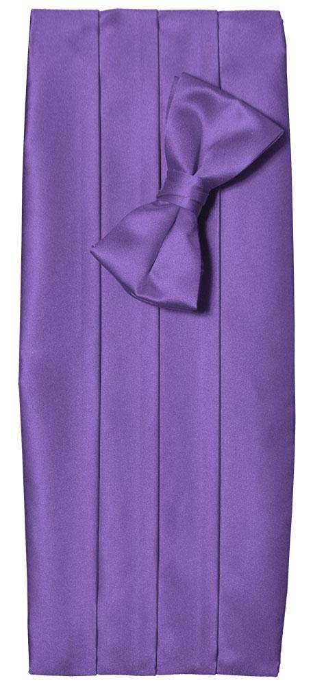 Deluxe Satin Cummerbund & Bow Tie Set – Multiple Colors, Boys & Mens Sizes - Tuxgear