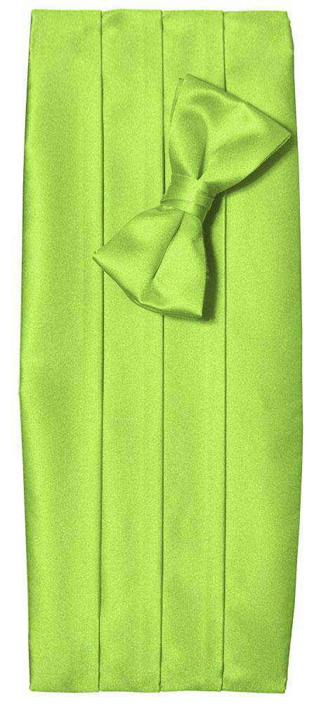 Deluxe Satin Cummerbund & Bow Tie Set – Multiple Colors, Boys & Mens Sizes - Tuxgear