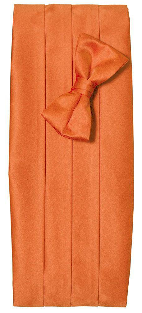 Deluxe Satin Cummerbund & Bow Tie Set – Multiple Colors, Boys & Mens Sizes - Tuxgear
