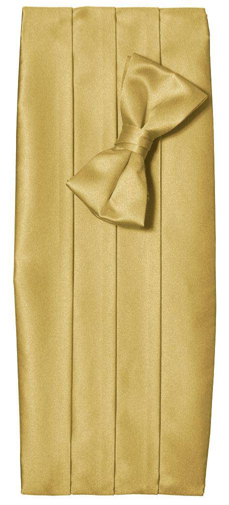 Deluxe Satin Cummerbund & Bow Tie Set – Multiple Colors, Boys & Mens Sizes - Tuxgear