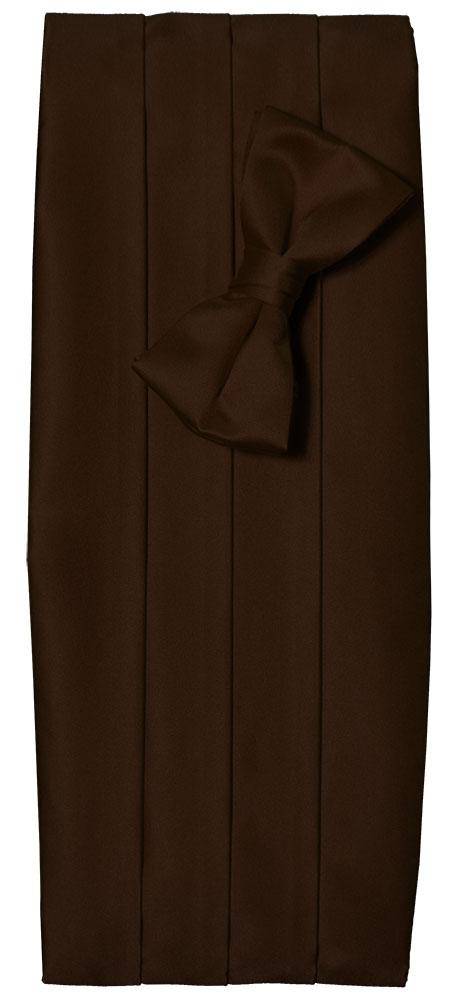 Deluxe Satin Cummerbund & Bow Tie Set – Multiple Colors, Boys & Mens Sizes - Tuxgear