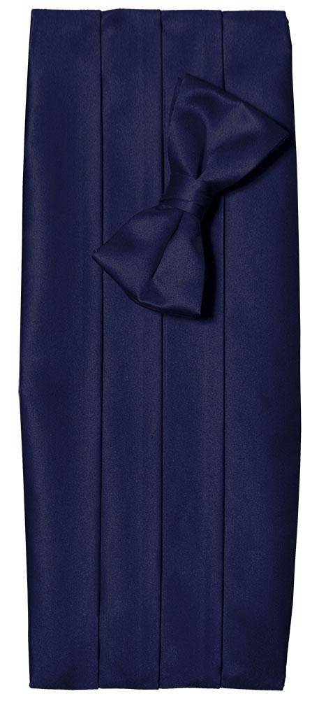 Deluxe Satin Cummerbund & Bow Tie Set – Multiple Colors, Boys & Mens Sizes - Tuxgear