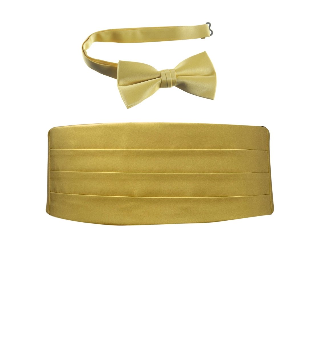 Deluxe Satin Cummerbund & Bow Tie Set – Multiple Colors, Boys & Mens Sizes - Tuxgear
