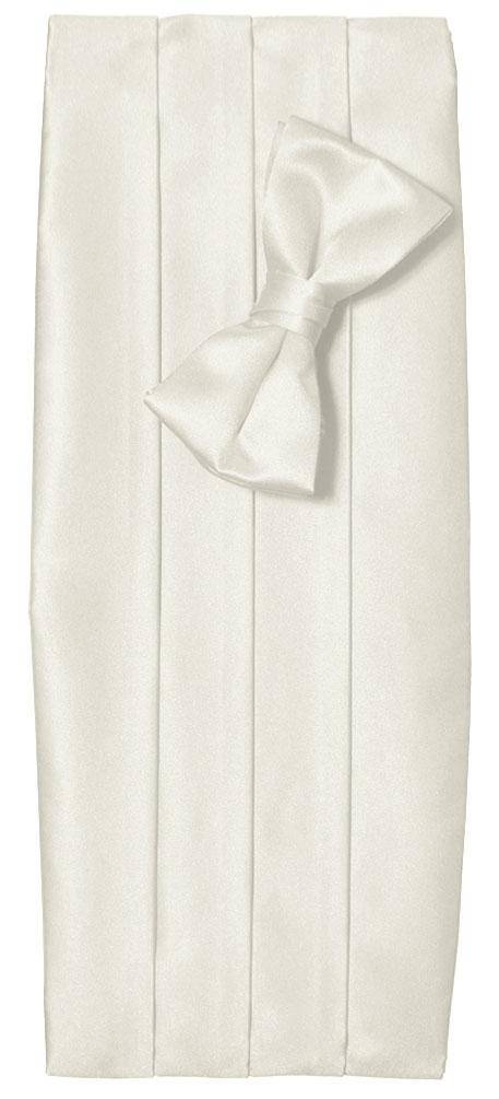 Deluxe Satin Cummerbund & Bow Tie Set – Multiple Colors, Boys & Mens Sizes - Tuxgear