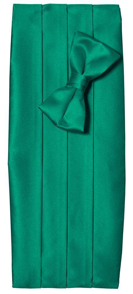 Deluxe Satin Cummerbund & Bow Tie Set – Multiple Colors, Boys & Mens Sizes - Tuxgear