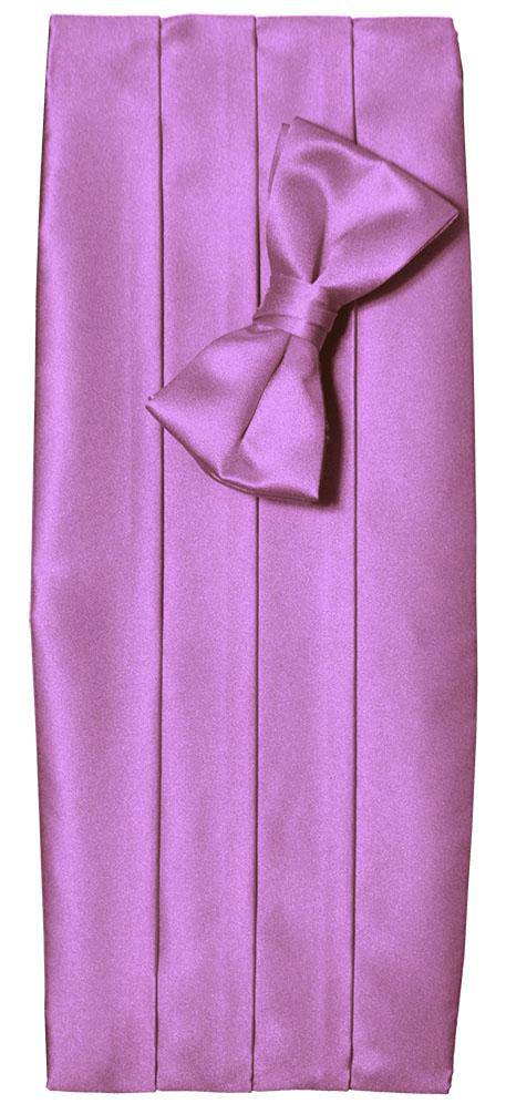 Deluxe Satin Cummerbund & Bow Tie Set – Multiple Colors, Boys & Mens Sizes - Tuxgear