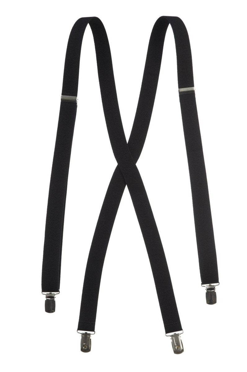 Men's Pre - tied Satin Bow Tie and Adjustable Stretch Suspender Sets - Tuxgear