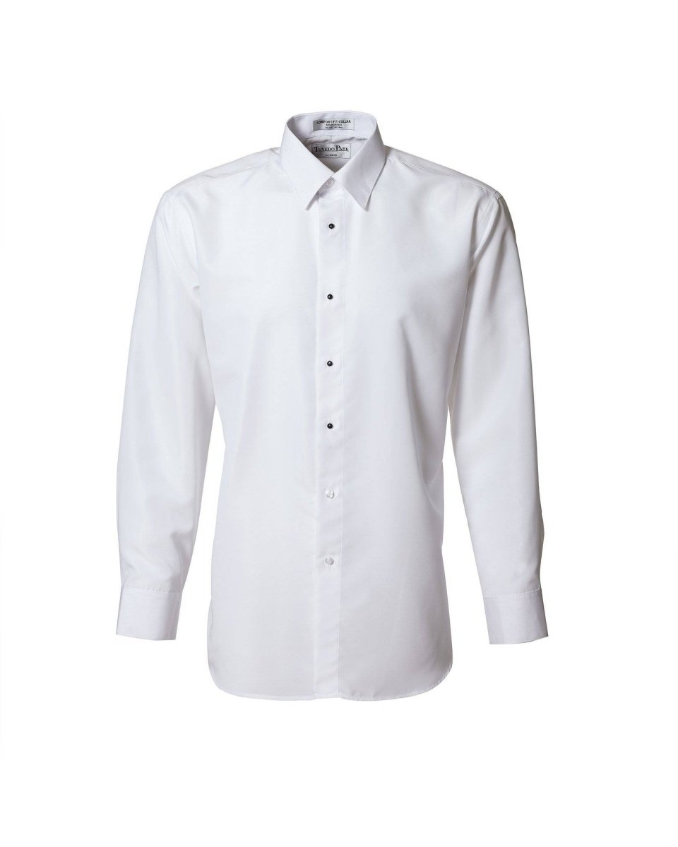 Men's Slim Fit Microfiber Tuxedo Shirts - Plain Front Men's Slim Fit Microfiber Tuxedo Shirts - Plain Front