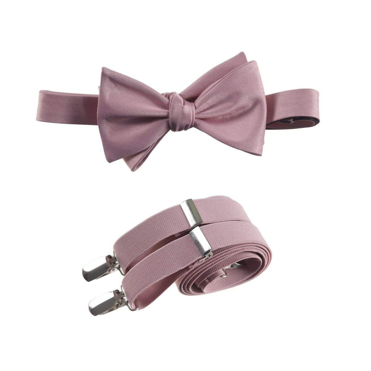 Self - Tie Bow Tie and Suspender Set for Adults - Tuxgear